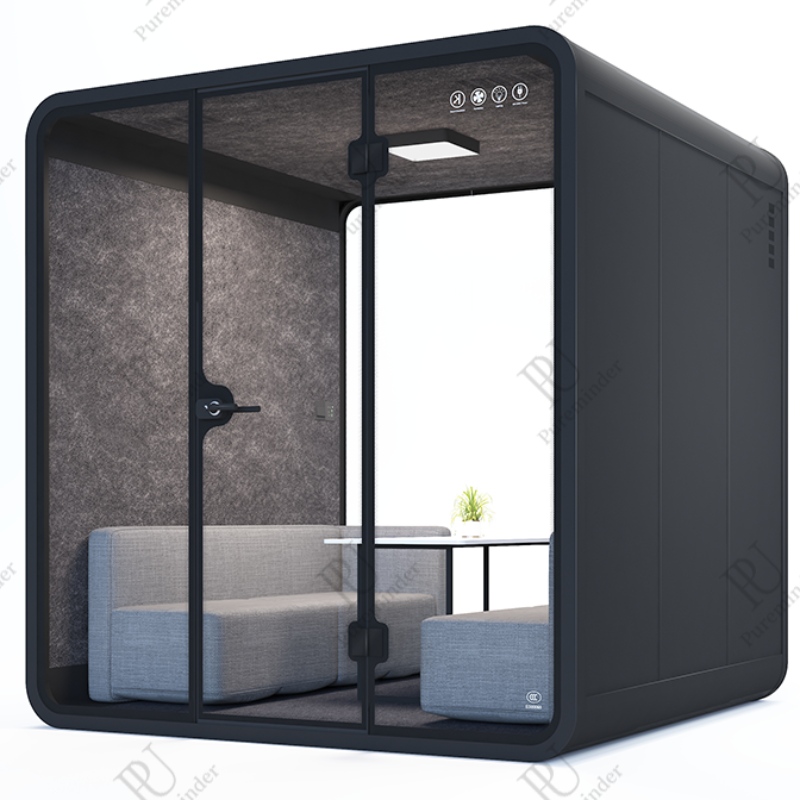 PureMinder XL Tamanho Salme Som Booth Private Silêncio Portátil para Móveis para Móveis para casa